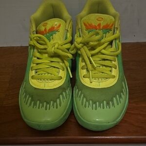 Puma Melo Kids Green and Yellow Sneakers